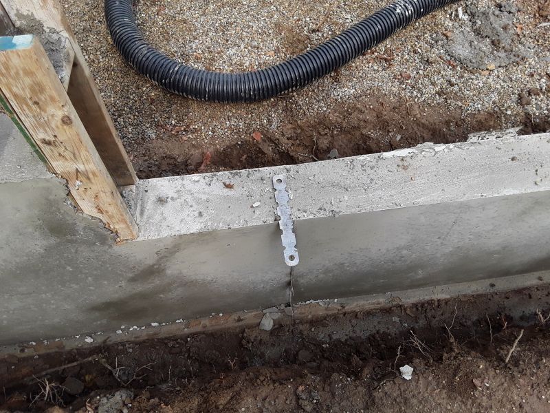 Cement Footing Installation in Dry Weather